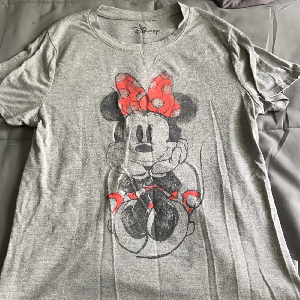 gray minnie mouse t shirt
